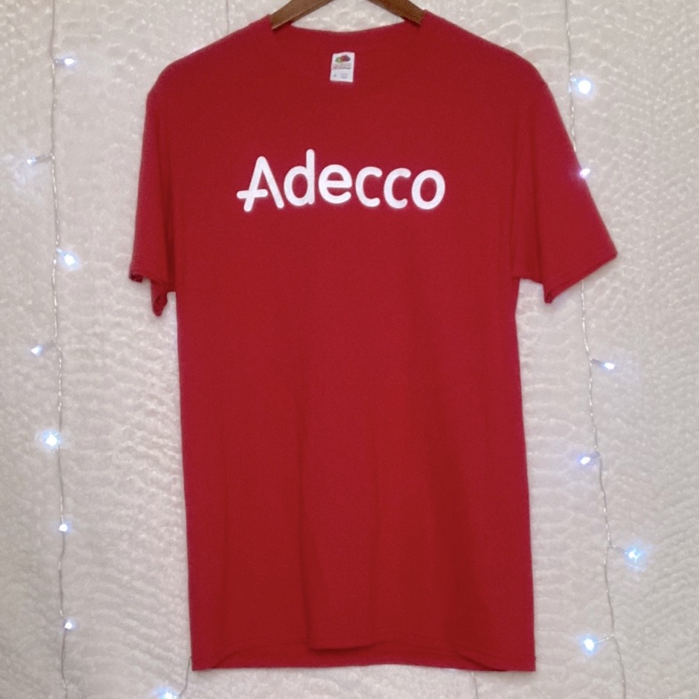 3. BRAND NEW w/o Tags Red Adecco Shirt